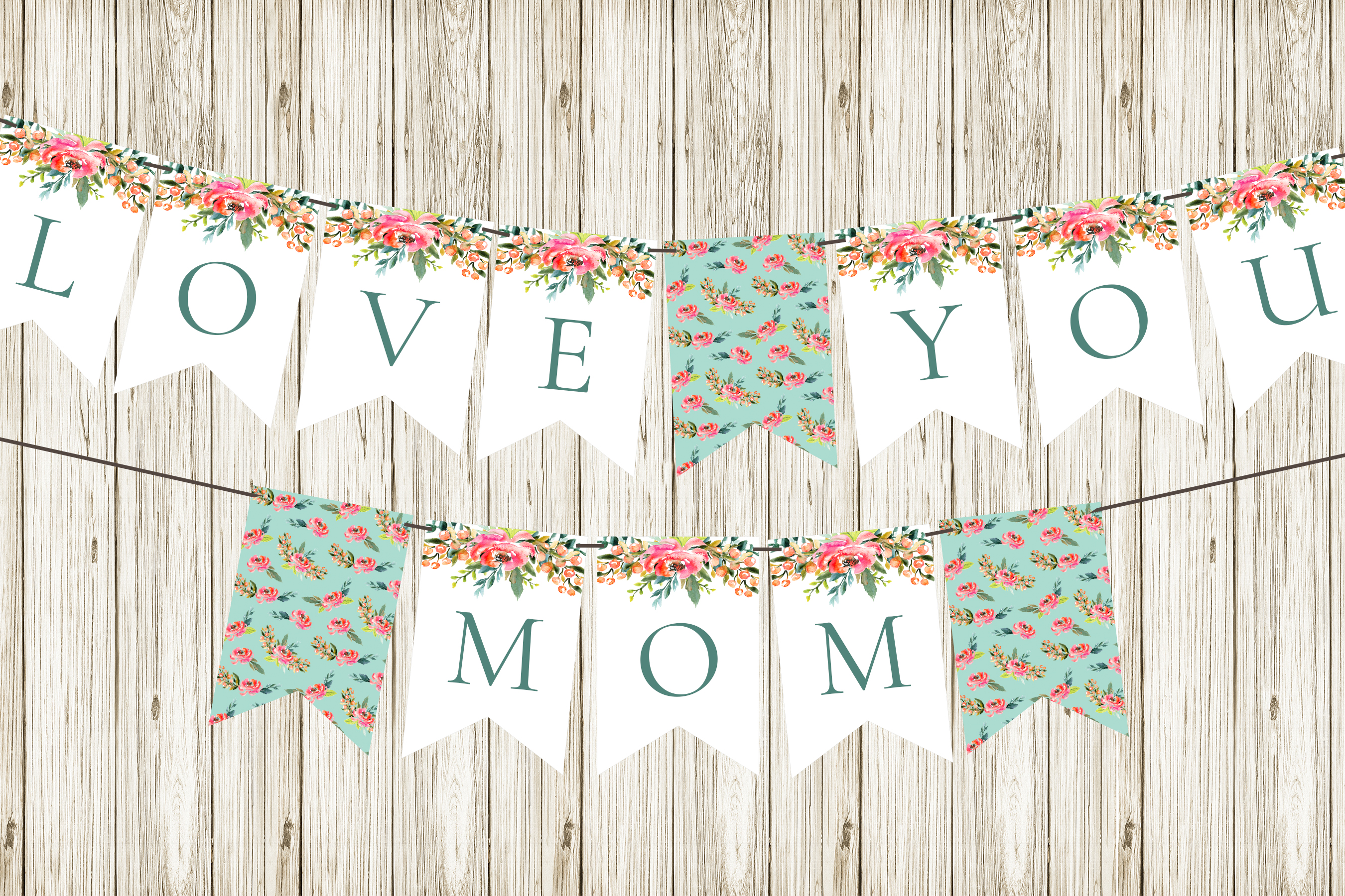 diy mother s day bunting free printable mother s day decorations
