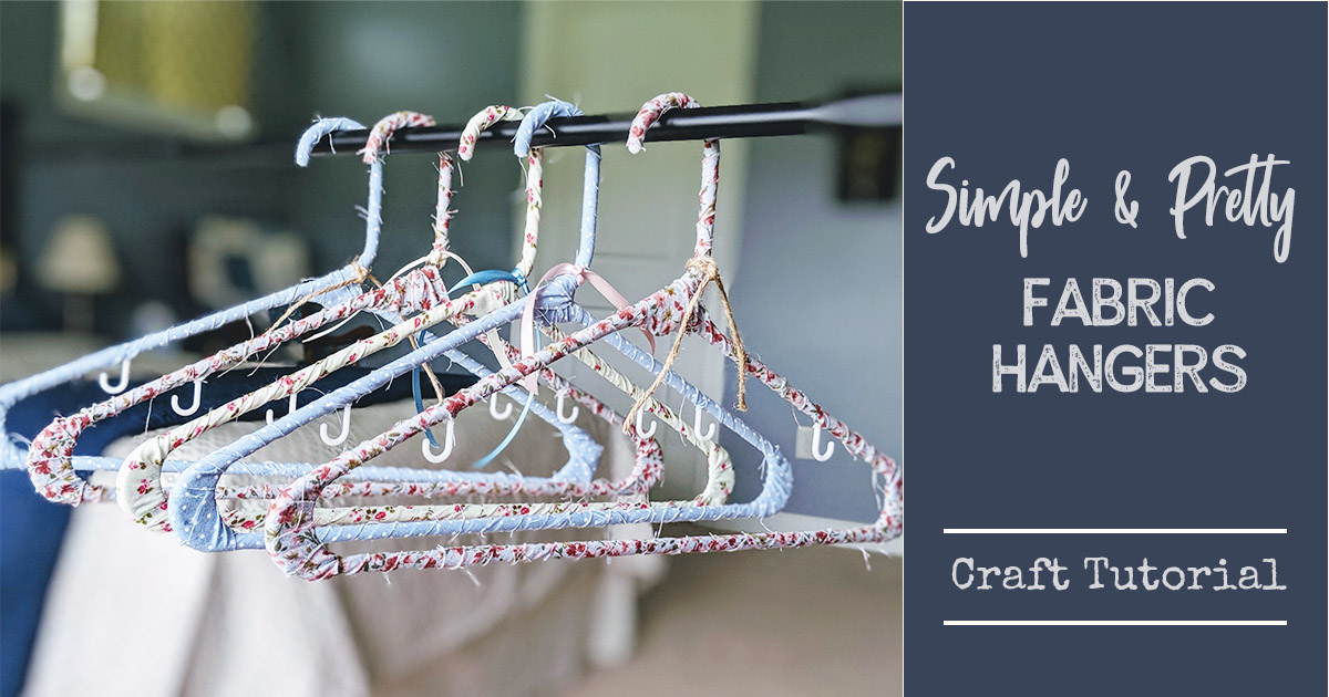 FabricCovered Hangers Tutorial More Like Grace